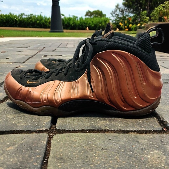 Nike Copper Foamposite Shoes. Size 13. - Picture 3 of 10
